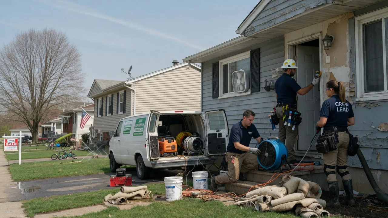 Flood Cleanup in Juliustown, NJ near me